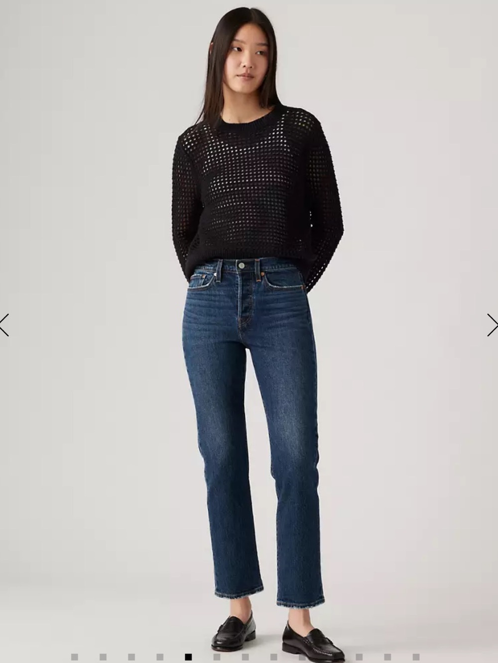 Levi’s Wedgie Straight Ankle Women's Jeans in Indigo Wash